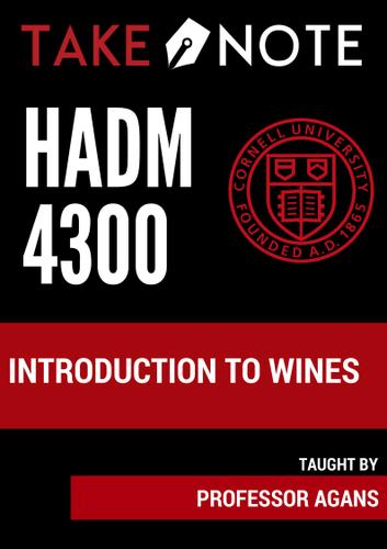 Cover image for HADM 4300